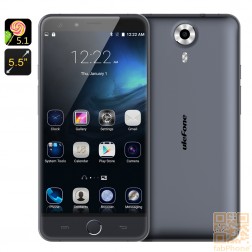 Ulefone Be Touch 3 LTE Smartphone - 5.5 Zoll FHD 2.5D Arc Display, Octa Core mit 3GB RAM , Android 5.1, Sony Kamera  in Dunkelgrau