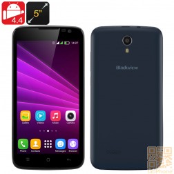 Blackview Zeta Smartphone mit 5 Zoll HD Display, Android 4.4, Octa Core CPU, 1GB RAM, 8GB ROM, Dual SIM in Schwarz